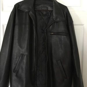 Men’s faux leather jacket